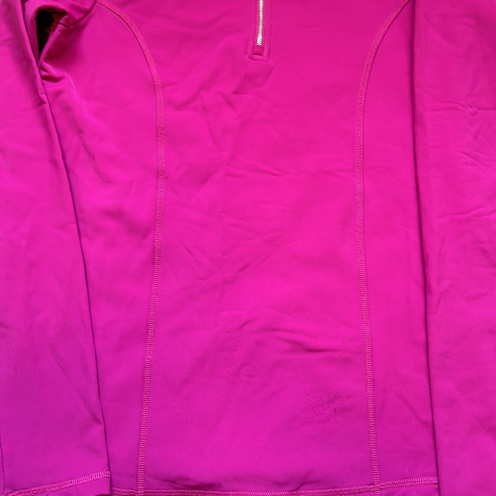 NILS performance quarter zip, fuschia -M - Picture 4 of 6